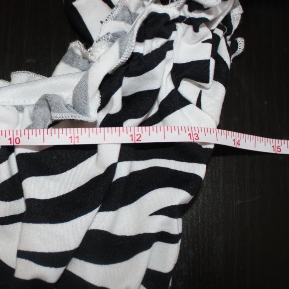 Blue Blush Zebra Print Mini Dress size S Small - Picture 4 of 6